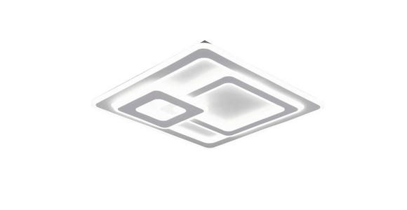 LED-DECKENLEUCHTE 51,5/51,5/7 cm - Weiß, LIFESTYLE, Kunststoff/Metall (51,5/51,5/7cm) - Novel