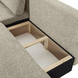 ECKSOFA Mintgrün Flachgewebe Zierkissen, Rückenkissen, Bettkasten, Schlaffunktion, Rücken echt, Liegefläche im Originalstoff  - Schwarz/Mintgrün, KONVENTIONELL, Kunststoff/Textil (145/260cm) - Carryhome