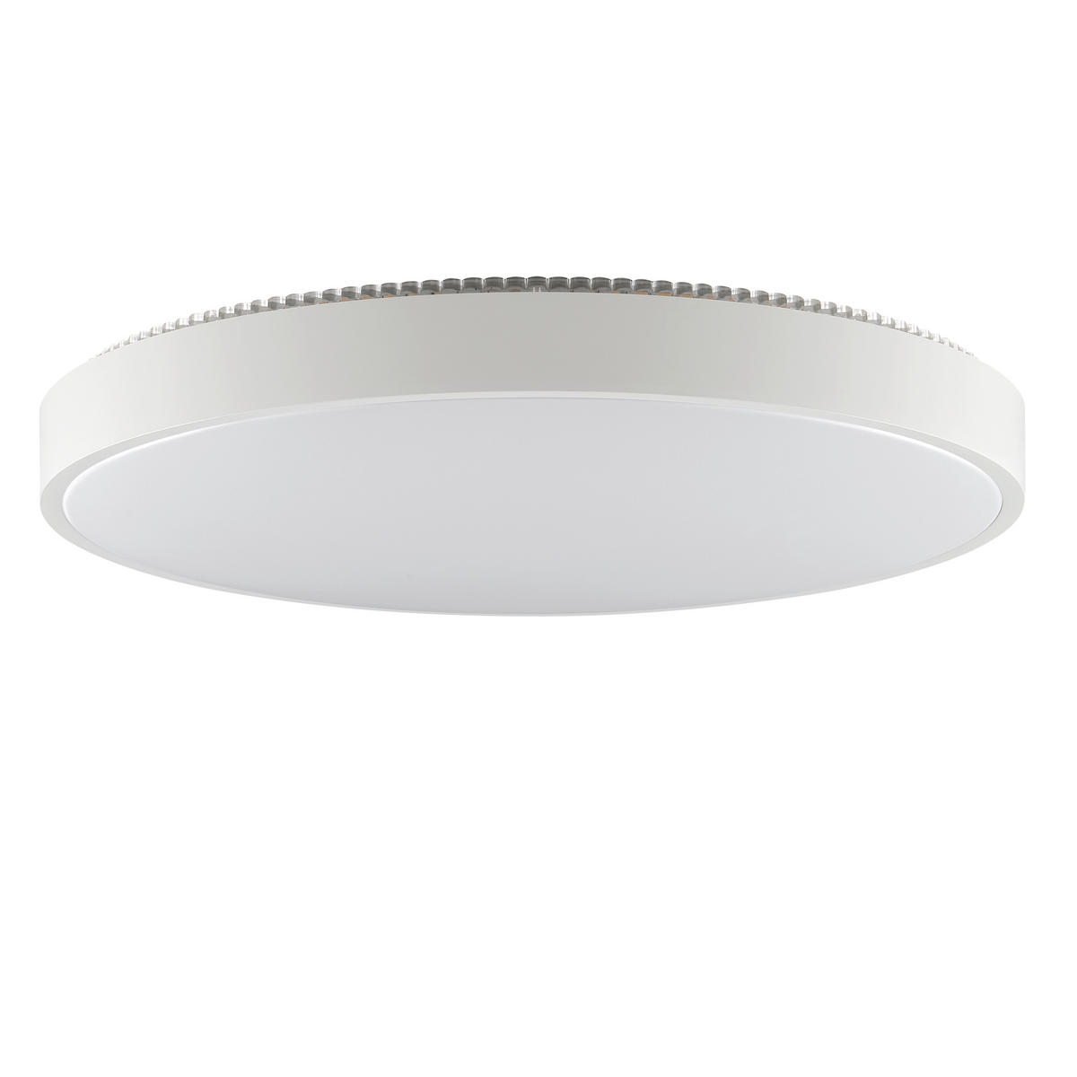 LED-DECKENLEUCHTE Solistra 54,5/9,5 cm   - Weiß, KONVENTIONELL, Kunststoff/Metall (54,5/9,5cm) - Brilliant