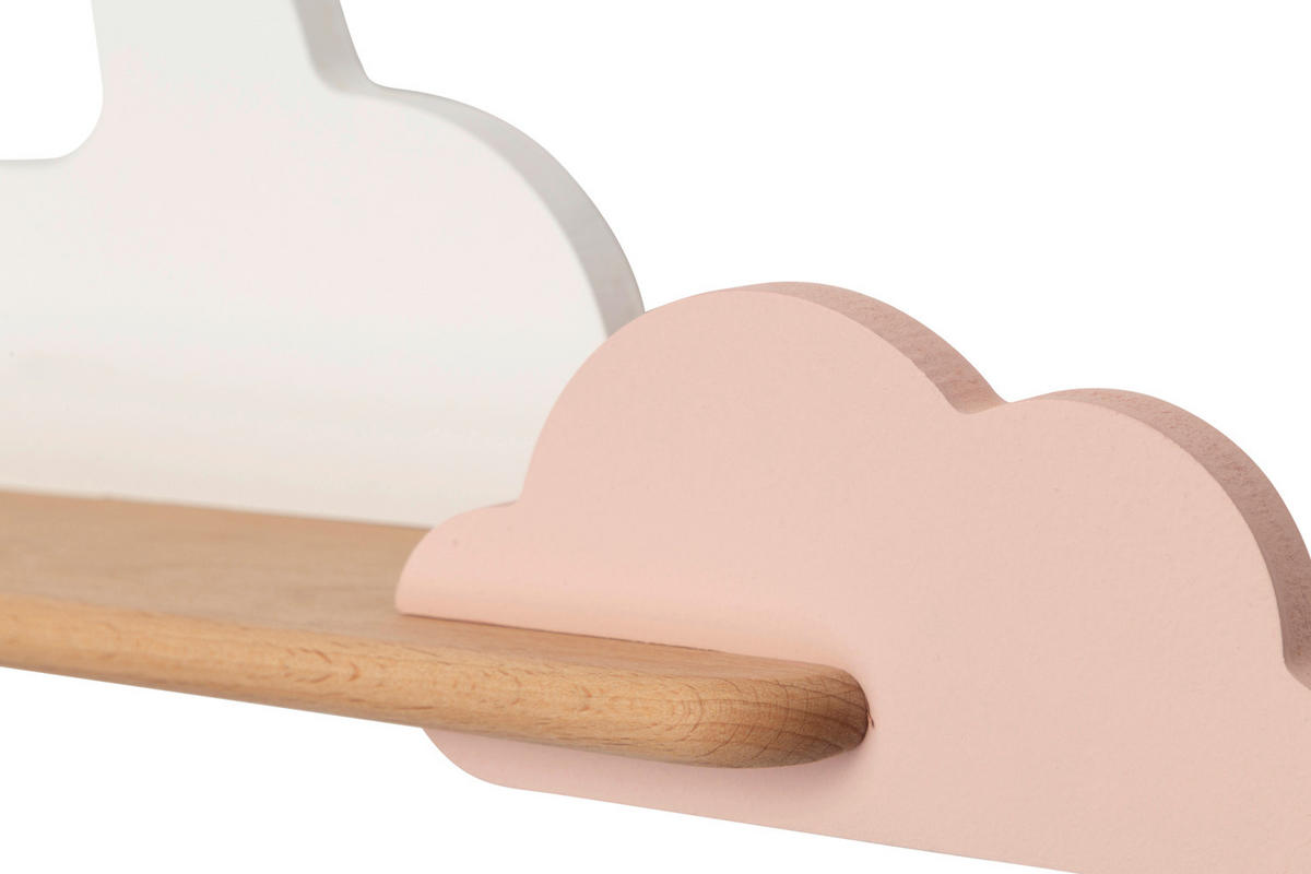 KINDERWANDLEUCHTE 53/12/18.5 cm   - Pink/Weiß, Basics, Holz/Holzwerkstoff (53/12/18.5cm)