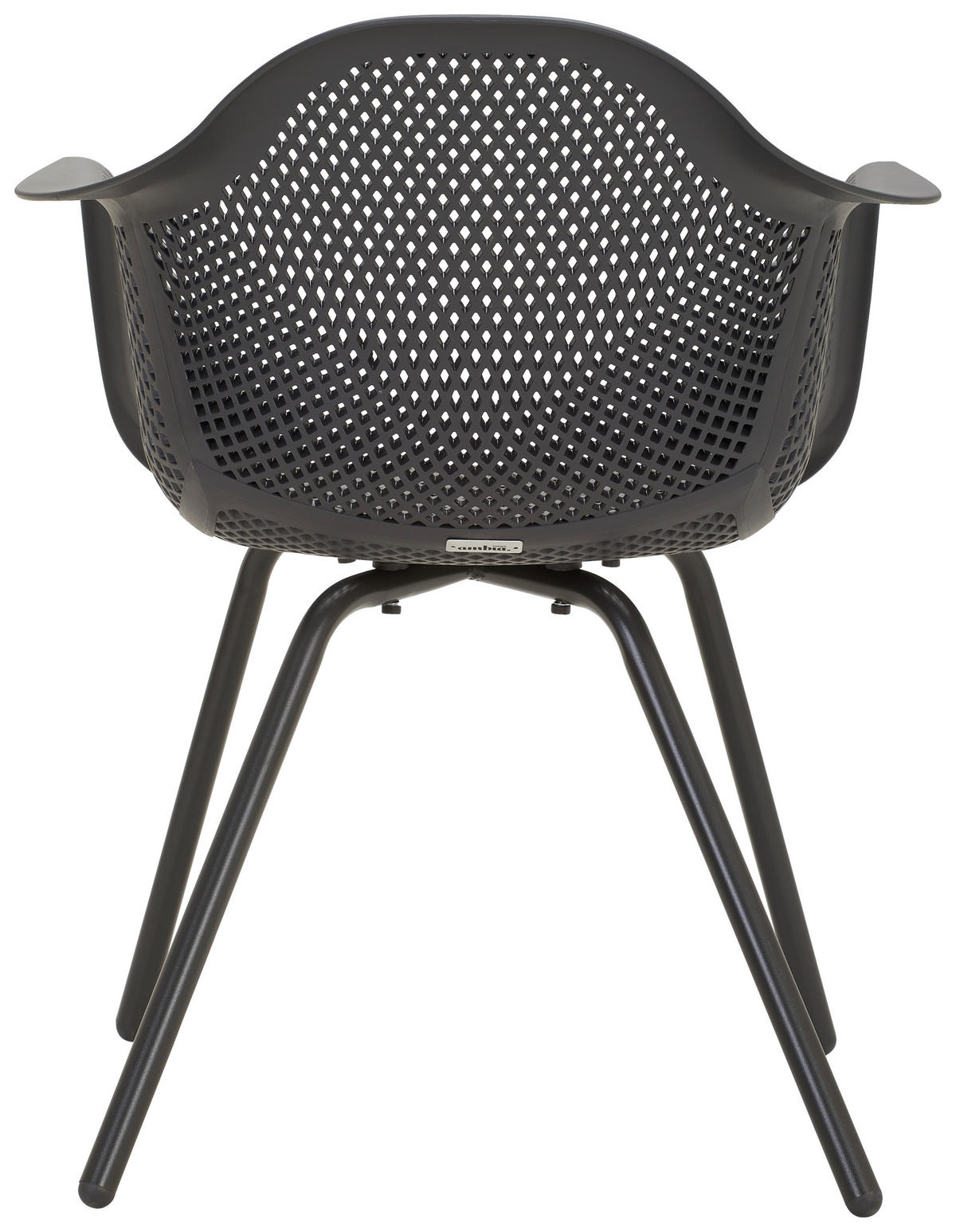 ZAHRADNÍ KŘESLO, kov, plast - antracitová, Design, kov/plast (62,3/78,3/62,7cm) - Ambia Garden