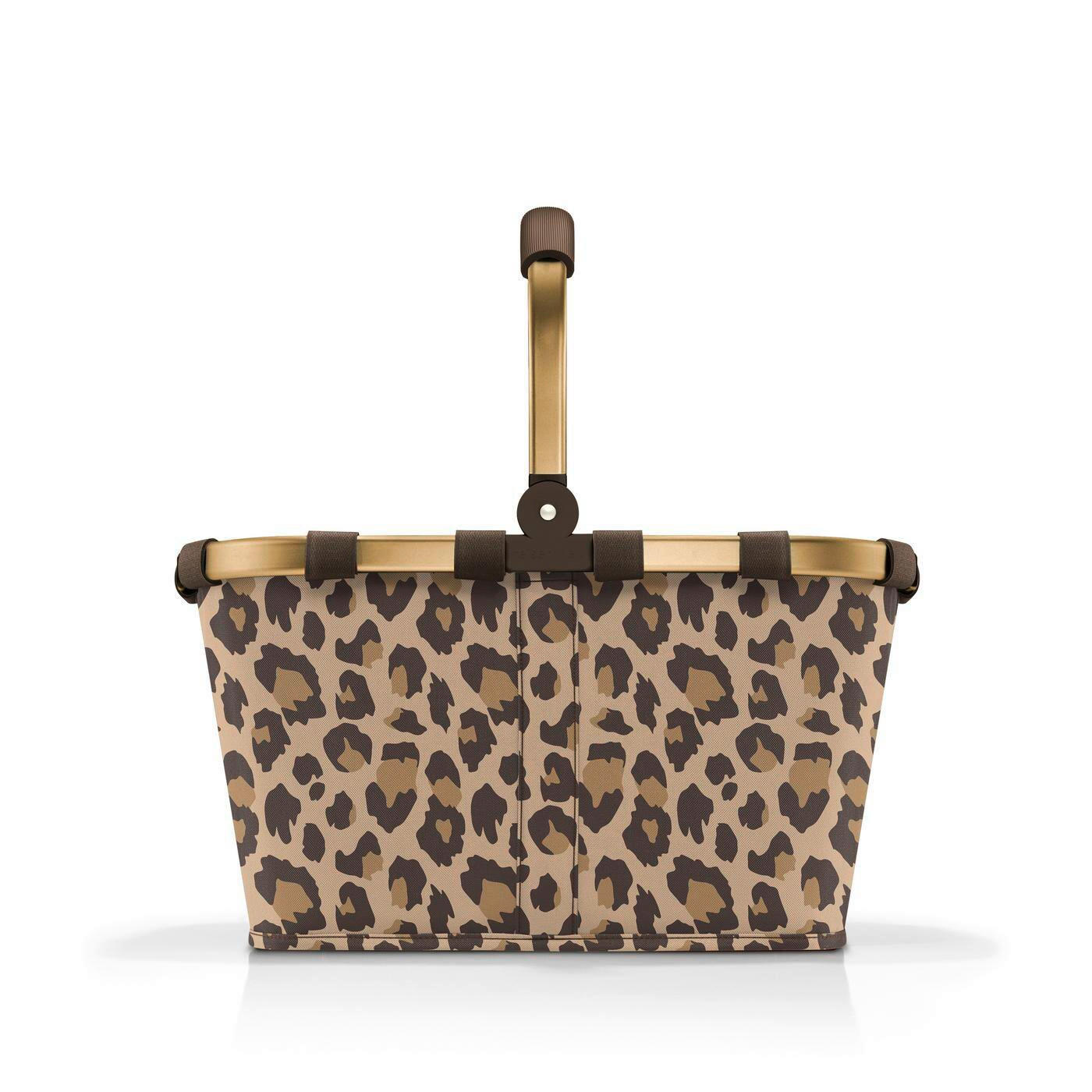 EINKAUFSKORB Leo Macchiato 22 L  - Schwarz/Braun, Basics, Kunststoff/Textil (49/29/28cm) - Reisenthel