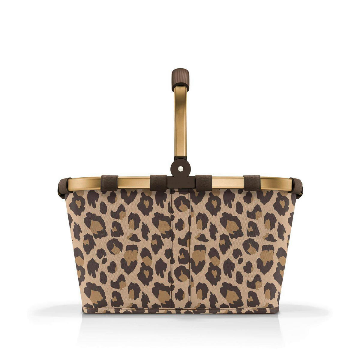 EINKAUFSKORB  - Schwarz/Braun, Basics, Kunststoff/Textil (49/29/28cm) - Reisenthel