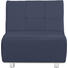SCHLAFSESSEL in Textil Blau - Chromfarben/Blau, Design, Textil/Metall (84/88/103cm) - Novel SCHLAFSESSEL in Textil Blau - Chromfarben/Blau, Design, Textil/Metall (84/88/103cm) - Novel