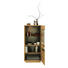 VITRINE in Eichefarben - Chromfarben/Eichefarben, Design, Glas/Holzwerkstoff (67/144/38cm) - Hom`in VITRINE in Eichefarben - Chromfarben/Eichefarben, Design, Glas/Holzwerkstoff (67/144/38cm) - Hom`in