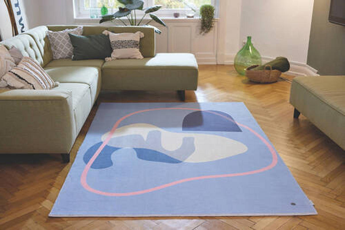 TKANI TEPIH 160/230 cm   višebojno, tamno plava  SHAPES - FIVE  - tamno plava/višebojno, Design, tekstil (160/230cm) - Tom Tailor