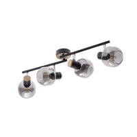 STRAHLER 58/16 cm   - Schwarz, Design, Glas/Metall (58/16cm) - Näve