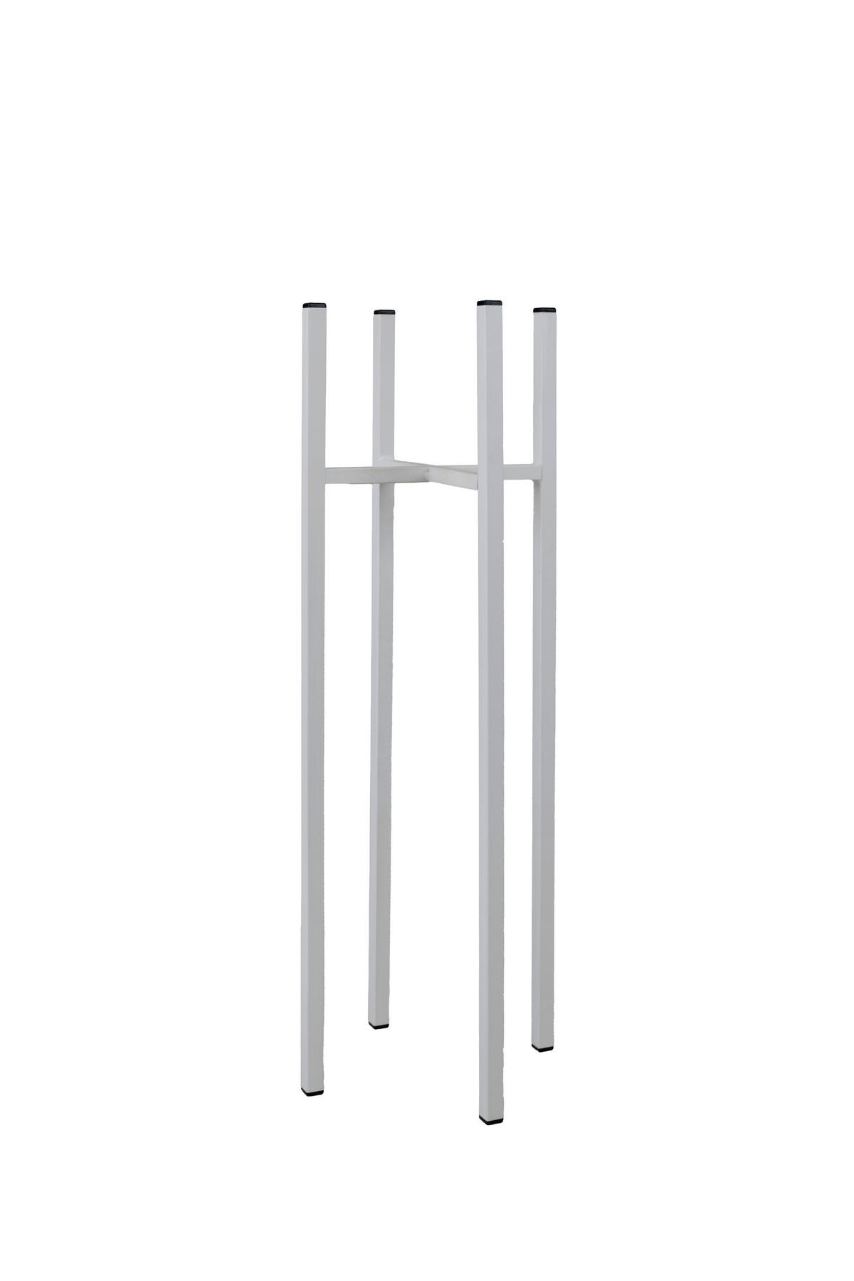 BLUMENSTÄNDER in Metall  - Weiß, Basics, Metall (22/60/22cm)