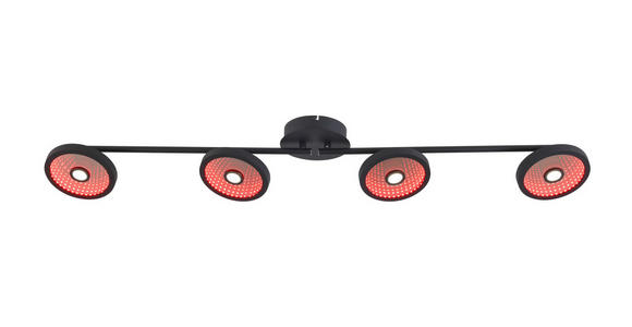 LED-STRAHLER 128/17/14 cm - Schwarz, LIFESTYLE, Kunststoff/Metall (128/17/14cm) - Novel