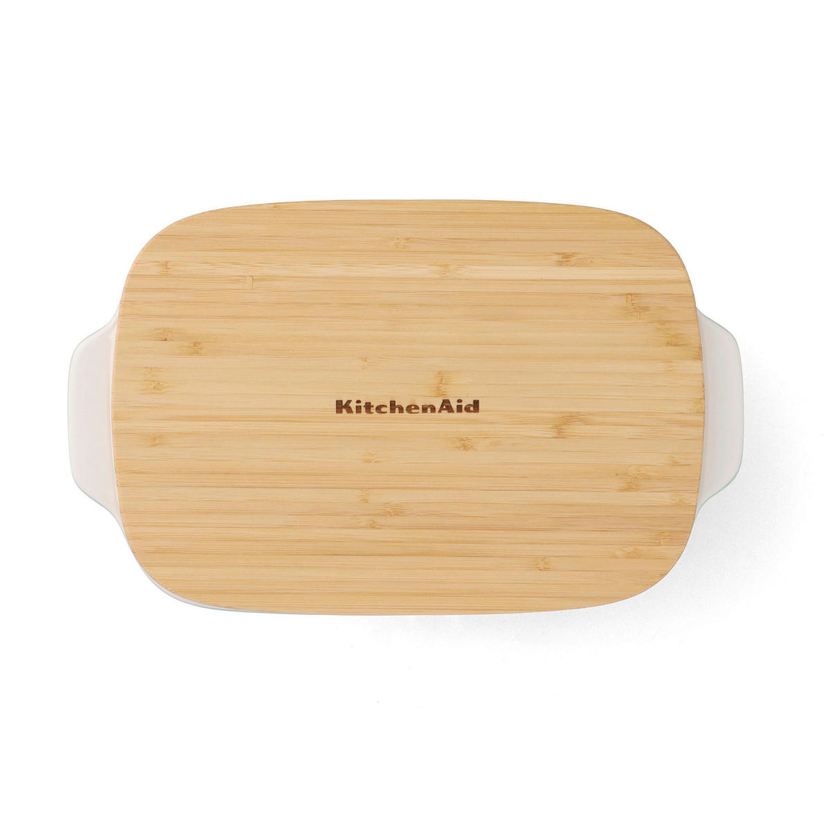 AUFLAUFFORM Keramik, Naturmaterialien Steingut  - Weiß/Hellgrün, Basics, Naturmaterialien/Keramik (18.8cm) - Kitchenaid