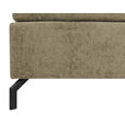 BOXSPRINGBETT 180/200 cm,  in Cappuccino, Topper, H2 + H2 = mittel  - Schwarz/Cappuccino, Design, Textil/Metall (180/200cm) - Esposa