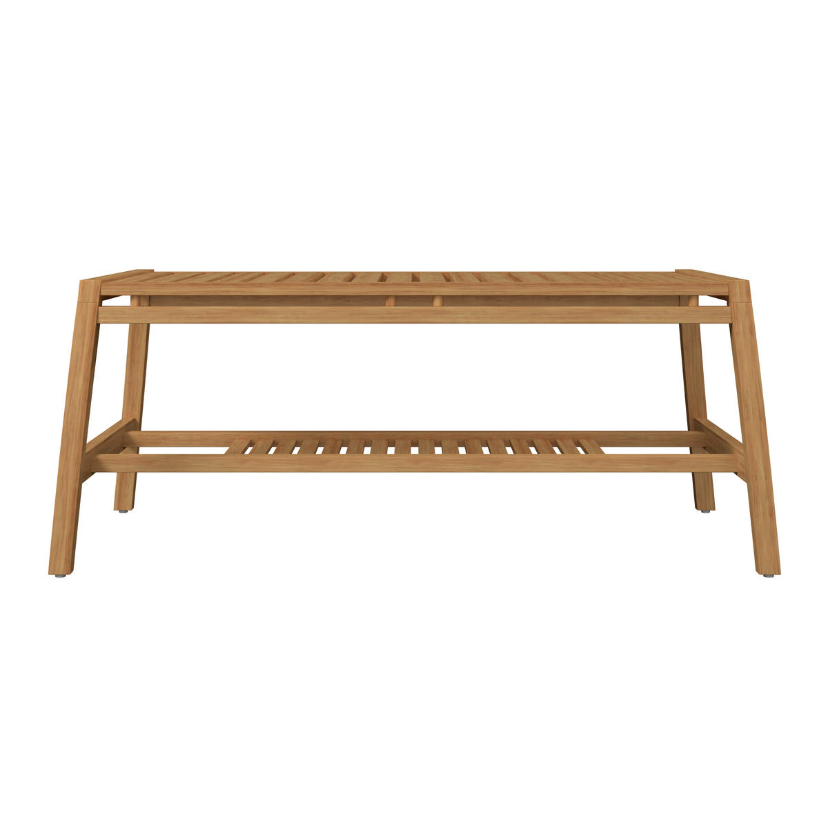 LOUNGEGARNITUR Teakholz Hartholz  - Beige/Naturfarben, Natur, Holz/Textil (138/73/71cm) - Ambia Garden