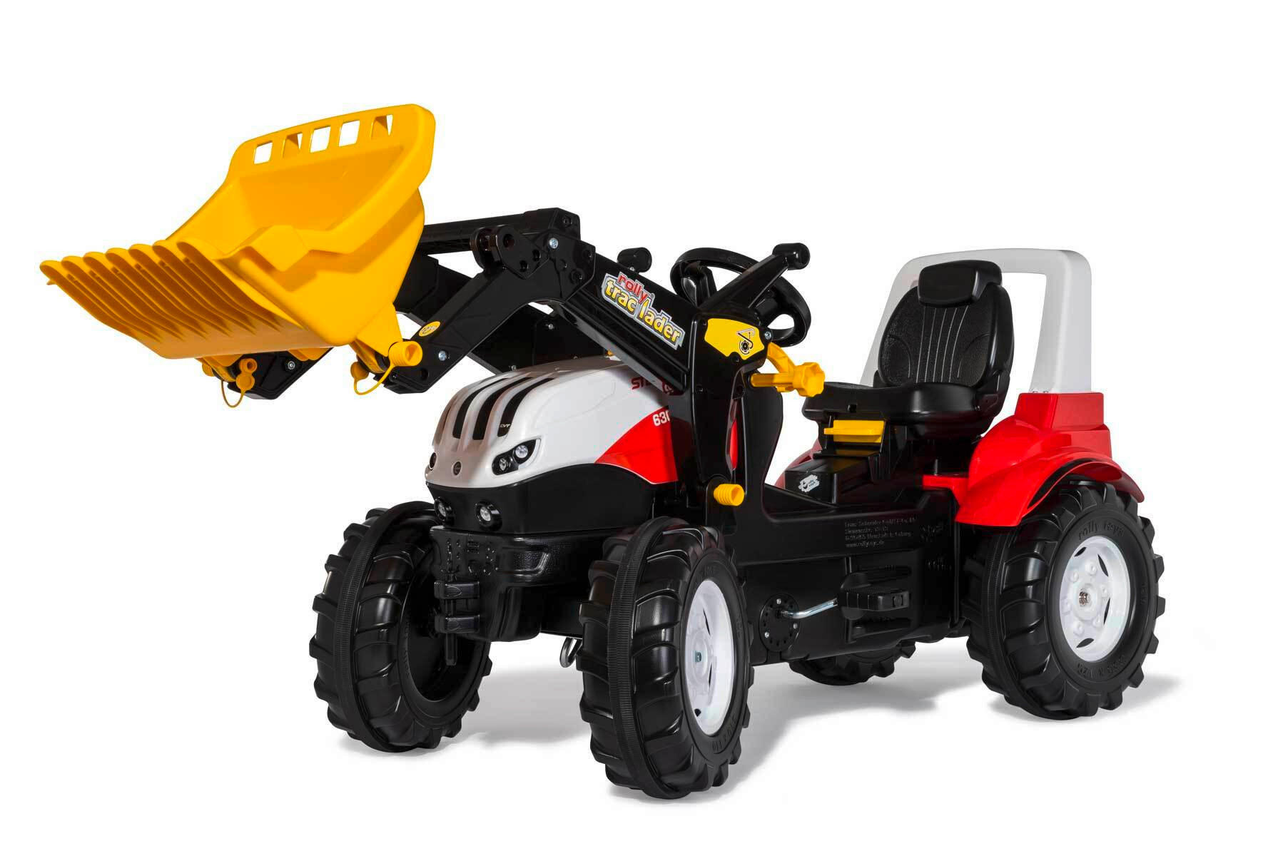 KINDERTRAKTOR - Rot, KONVENTIONELL, Kunststoff (150/53/76cm)