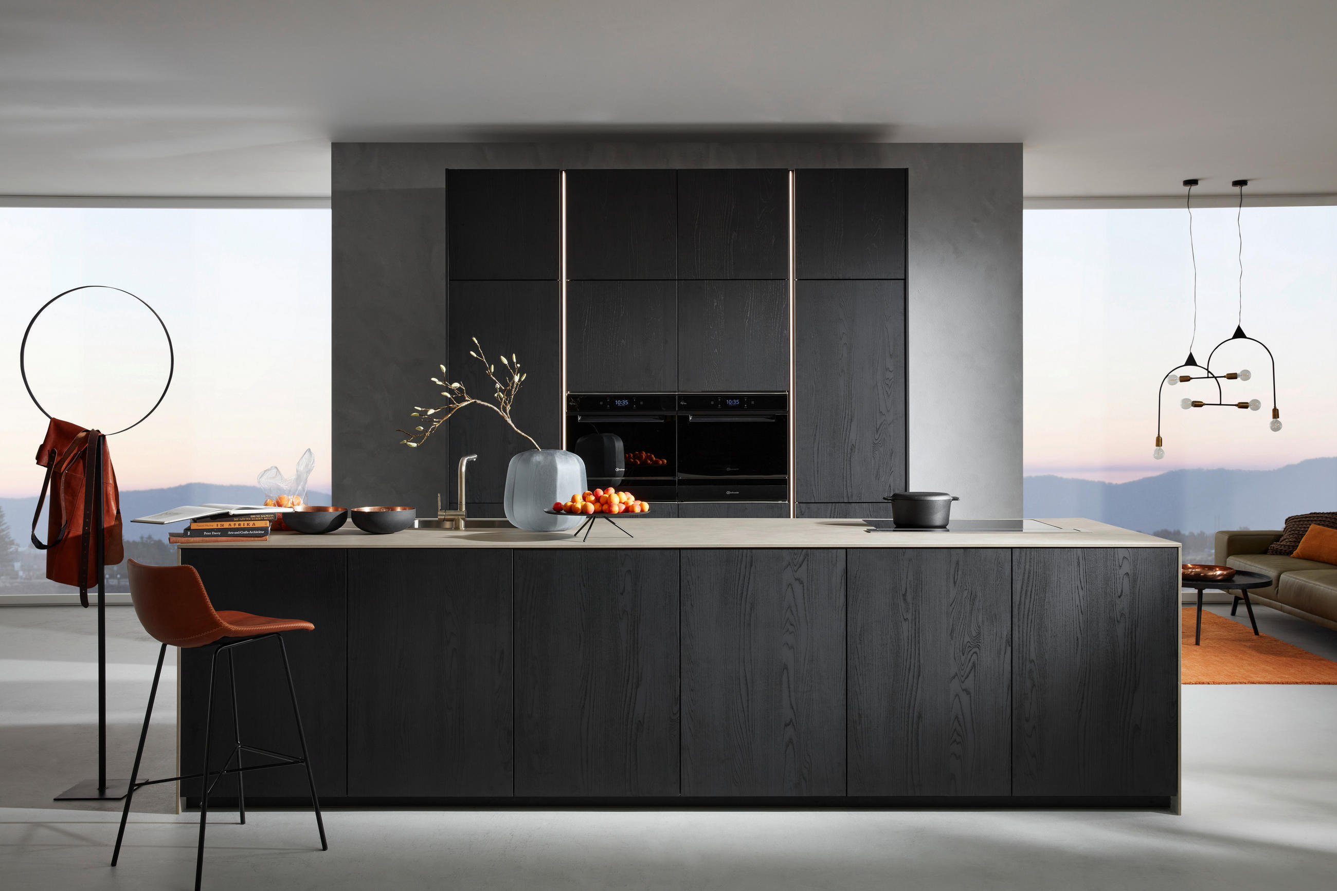 EINBAUKÜCHE MANHATTAN  - Eichefarben, Design, Holzwerkstoff - Nolte Küchen