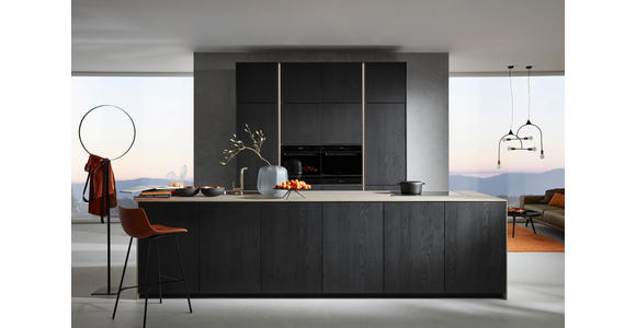 EINBAUKÜCHE - Eichefarben, Design, Holzwerkstoff - Dieter Knoll