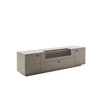 LOWBOARD - Anthrazit/Eiche Wotan, Design, Holzwerkstoff/Metall (210/60/50cm) - Livetastic