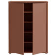 SCHUHSCHRANK Alice Springs  in 74,5/99,1/34,9 cm  - Terracotta/Grau, MODERN, Holzwerkstoff/Kunststoff (74,5/99,1/34,9cm) - Xora