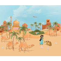 FOTOTAPETE MAKE A WISH JASMIN  - Naturfarben, Design, Textil (300/250cm) - Disney