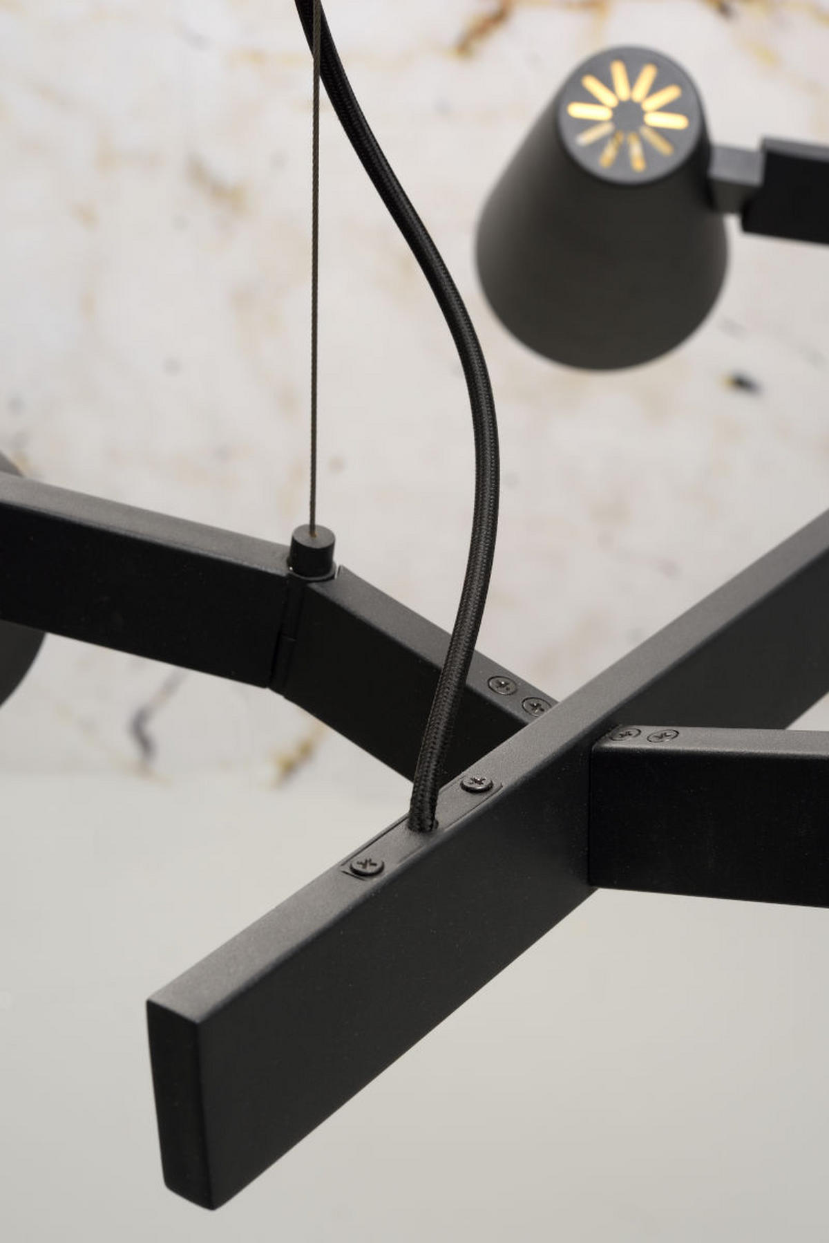 HÄNGELEUCHTE 120/26/67 cm    - Schwarz, Design, Metall (120/26/67cm) - It's about Romi