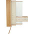 GARDEROBE - Eichefarben/Creme, Design, Holz/Holzwerkstoff (182,1/218,3/39,1cm) - Invivus GARDEROBE - Eichefarben/Creme, Design, Holz/Holzwerkstoff (182,1/218,3/39,1cm) - Invivus