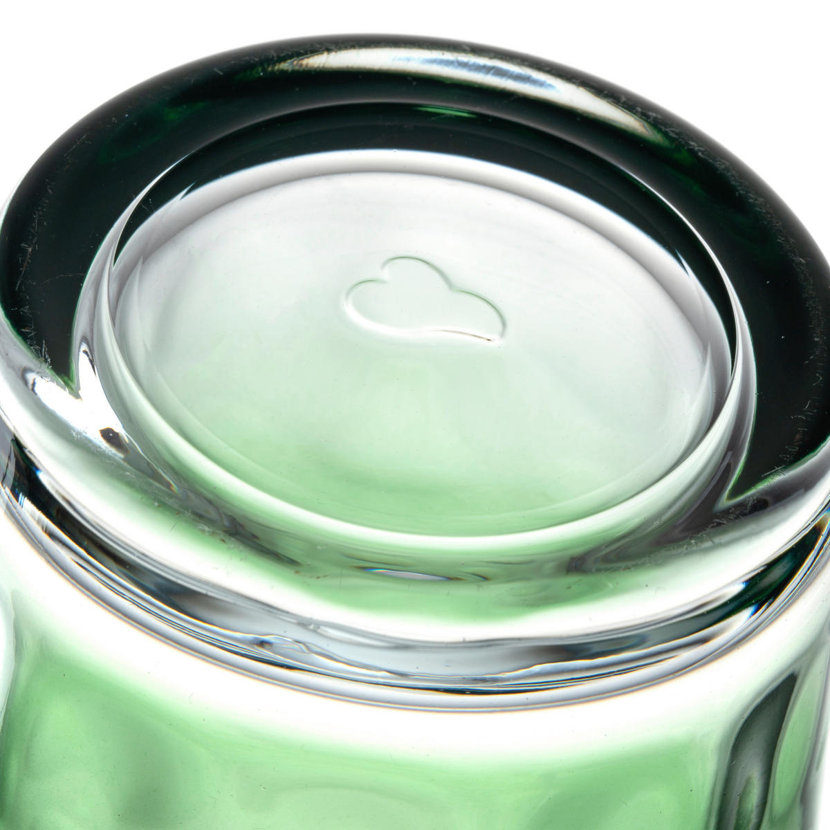 GLÄSERSET Optik XL 4-teilig  - Hellgrün, Basics, Glas (9,20/15,50/9,20cm) - Leonardo