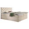 BOXBETT 140/200 cm  in Beige  - Beige/Schwarz, Modern, Textil (140/200cm) - MID.YOU