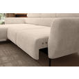 ECKSOFA  in Cord Taupe  174/277 cm  - Taupe/Schwarz, KONVENTIONELL, Textil/Metall (174/277cm) - Carryhome