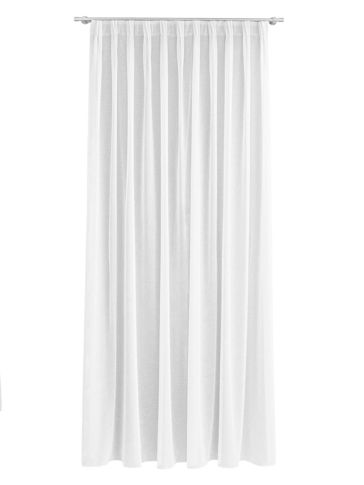 HÁLÓS FÜGGÖNY fm - fehér, Basics, textil (300cm)