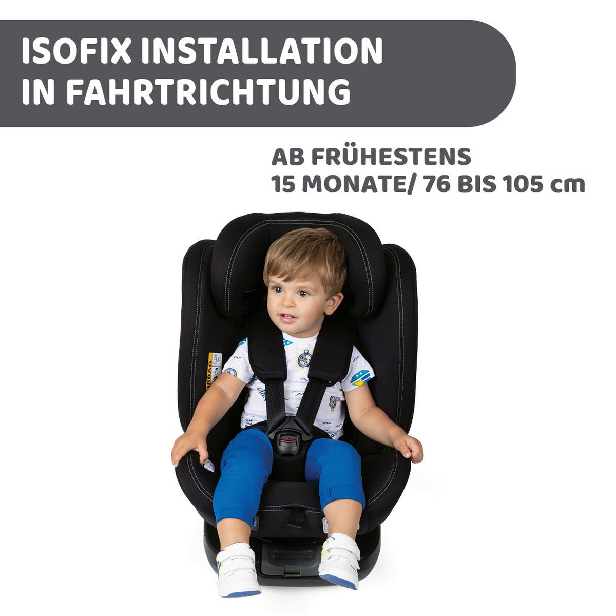 KINDERAUTOSITZ UNICO EVO I-SIZ   - Schwarz, Basics (46/54/69/44cm) - Chicco