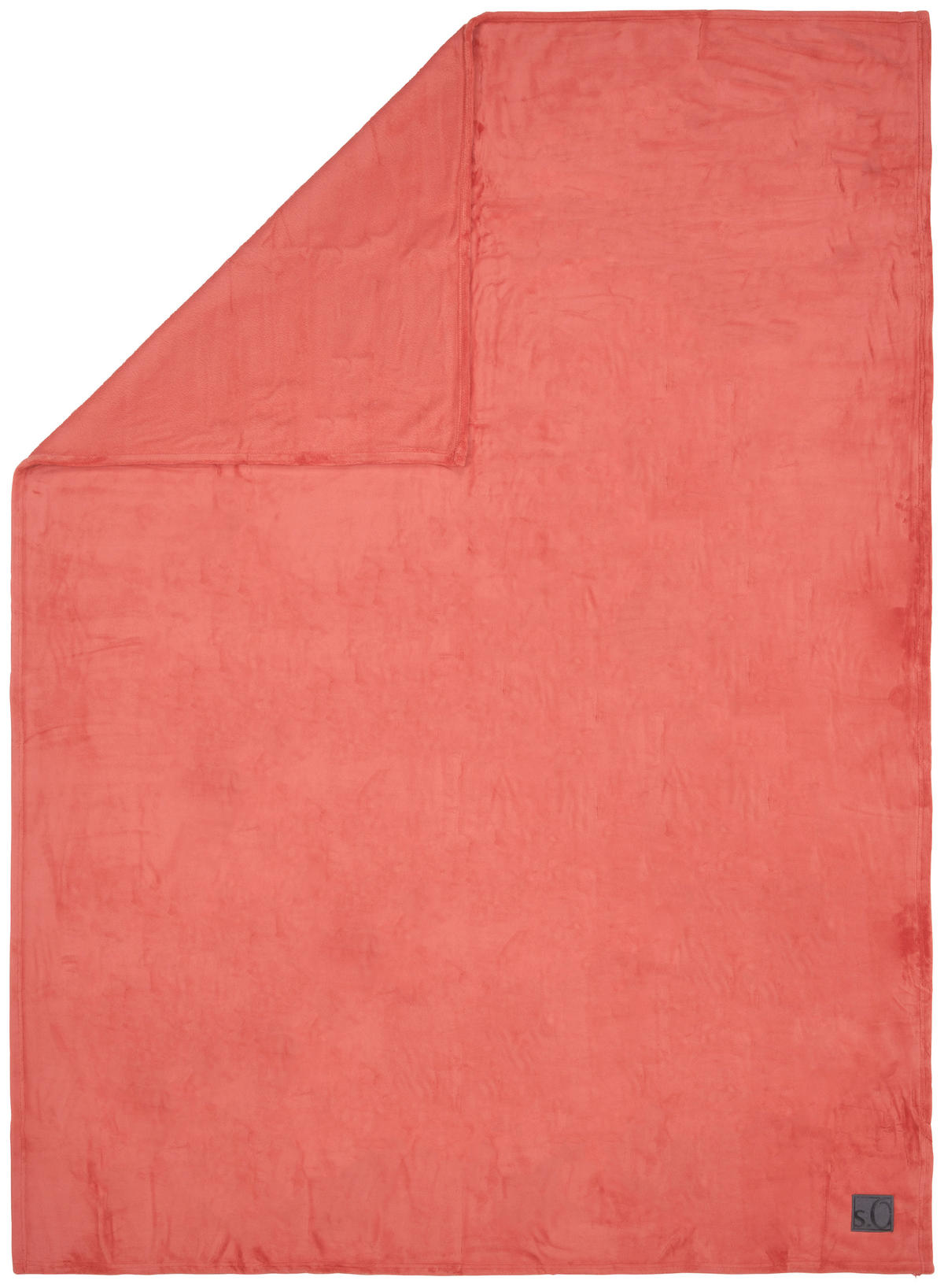 DOMÁCA DEKA, polyester, 150/200 cm - koralová, Basics, textil (150/200cm) - S. Oliver