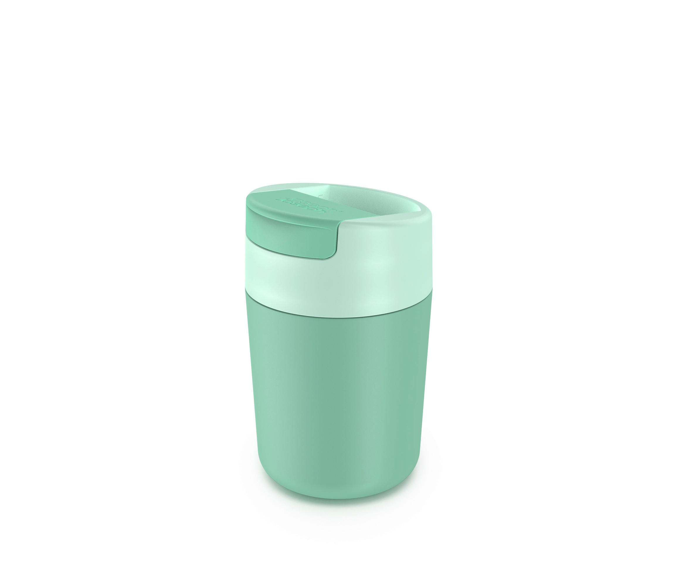 ČAŠA TO GO  0,34 l   - zelena, Basics, plastika (8,2/13,6/8,2cm) - Joseph Joseph