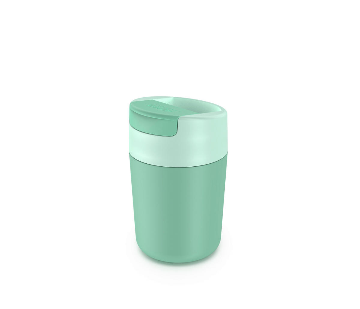 LONČEK ZA NA POT    0,34 l       - zelena, Basics, umetna masa (8,2/13,6/8,2cm) - Joseph Joseph