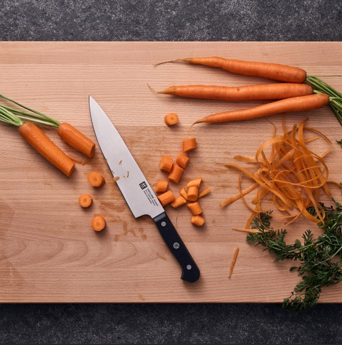 KOCHMESSER ZWILLING® GOURMET  - Silberfarben/Schwarz, Basics, Kunststoff/Metall - Zwilling