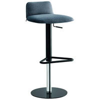 BARHOCKER in Metall, Textil Schwarz  - Schwarz, Design, Textil/Metall (38/91,5/46cm) - Connubia 
