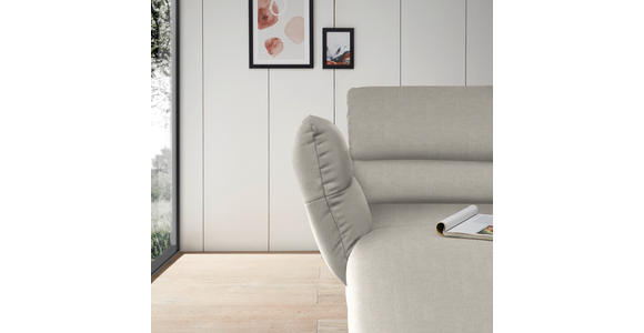 ECKSOFA  in Flachgewebe Naturfarben  176-217/279-327 cm  - Schwarz/Naturfarben, Design, Textil/Metall (176-217/279-327cm) - Dieter Knoll