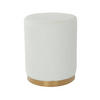 HOCKER Weiß  - Weiß, MODERN, Kunststoff (36/44/36cm) - Kayoom