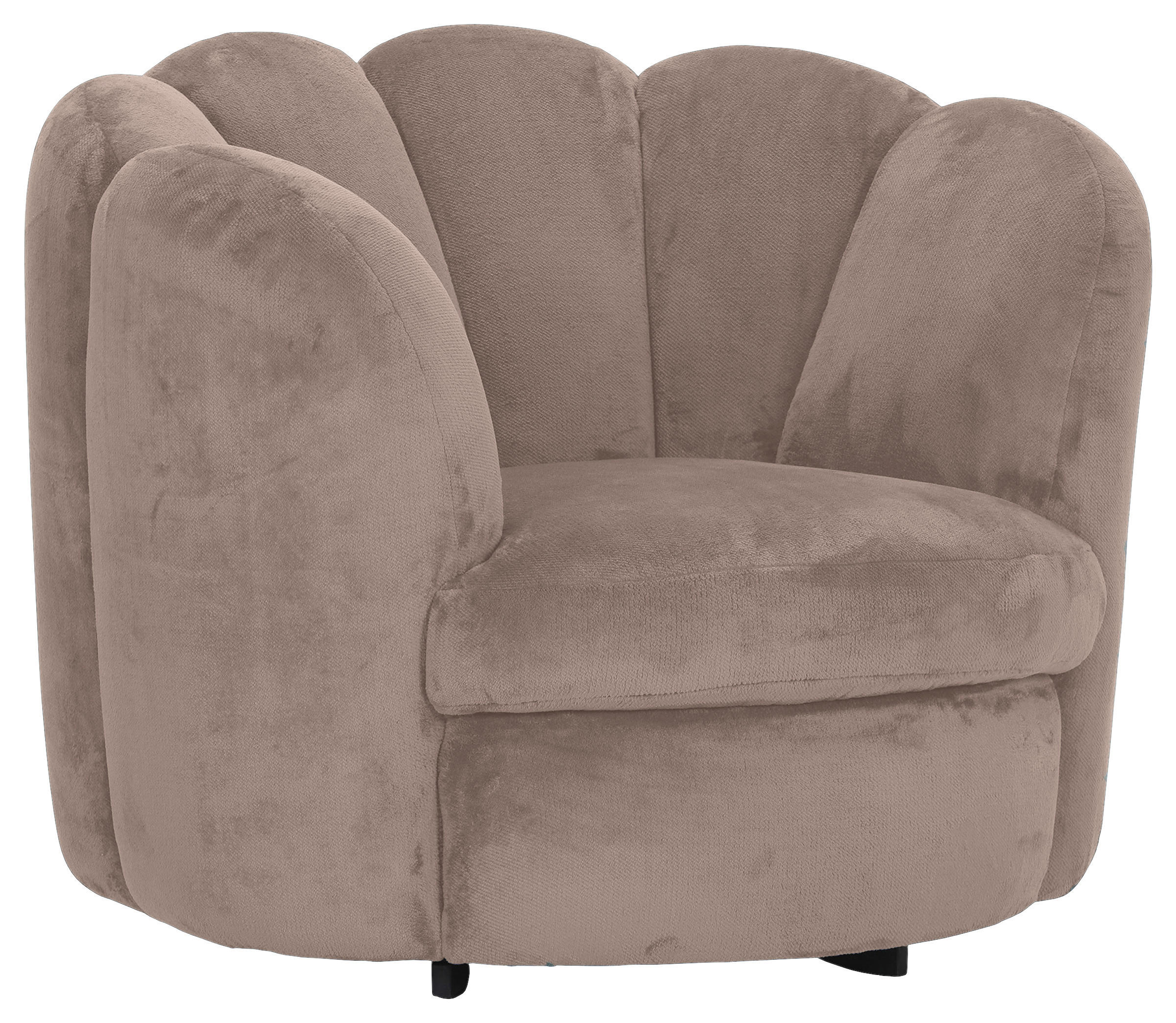 COCKTAILSESSEL - Schwarz/Braun, LIFESTYLE, Textil/Metall (97/76/90cm) - Landscape