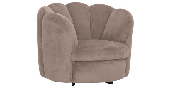 COCKTAILSESSEL - Schwarz/Braun, LIFESTYLE, Textil/Metall (97/76/90cm) - Landscape