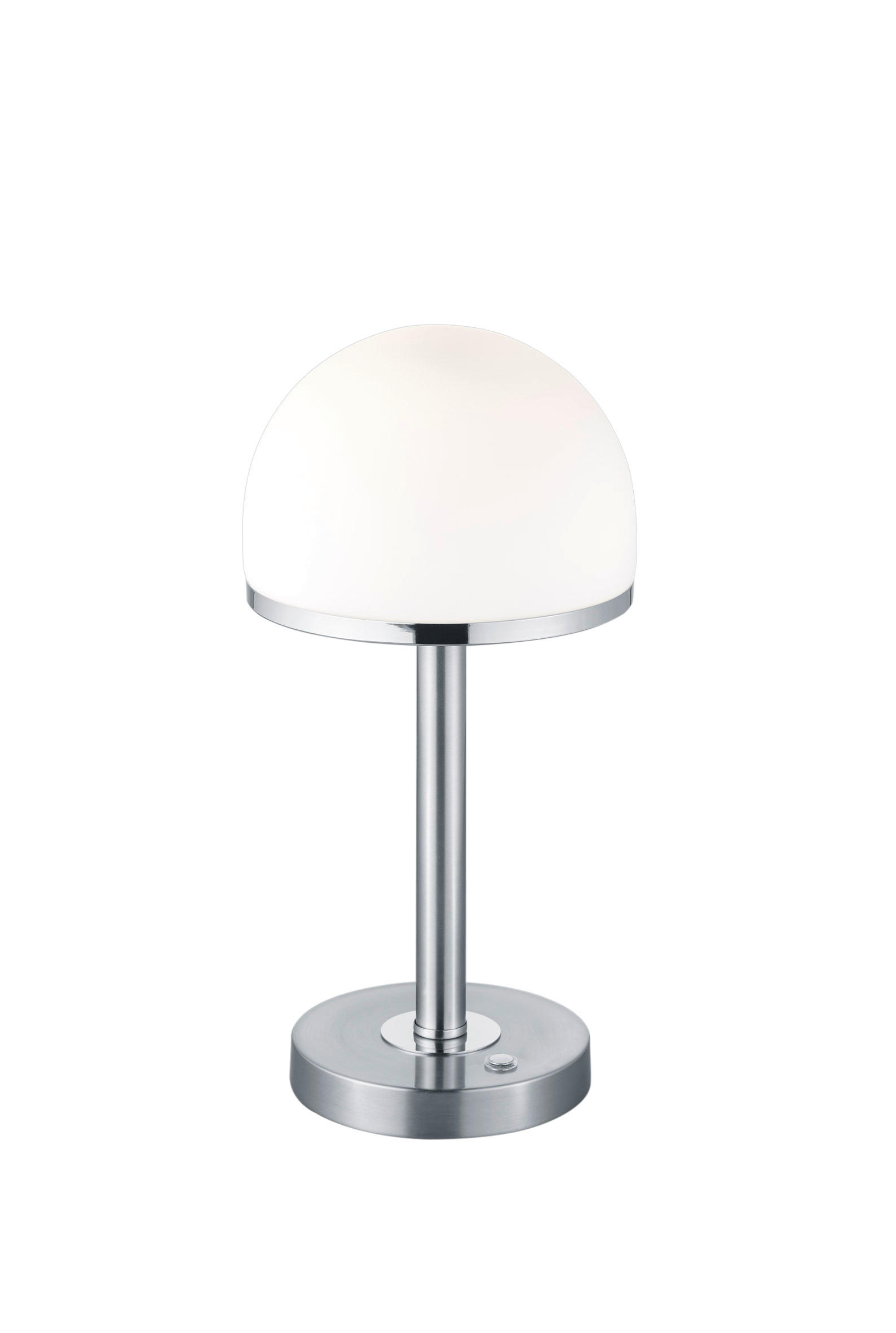 Trio Leuchten Led-Tischleuchte Berlin Weiß, Nickel 39x19x39 cm
