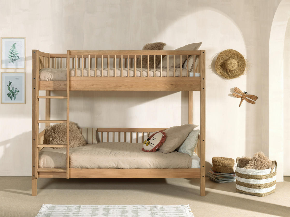 ETAGENBETT 90/200 cm Naturfarben  - Naturfarben, MODERN, Holz (90/200cm) - MID.YOU