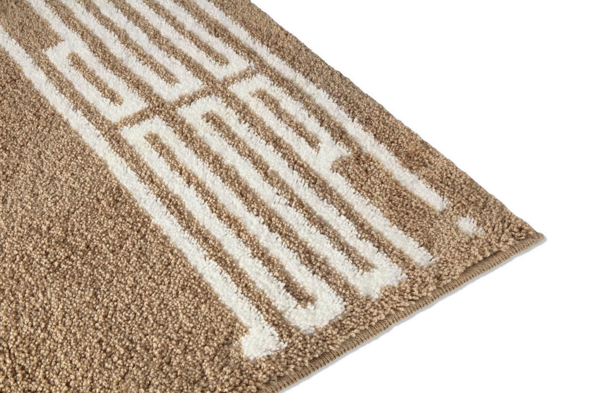 BADTEPPICH Bars Creme 60/90 cm  - Creme, Basics, Naturmaterialien/Textil (60/90cm) - Joop!