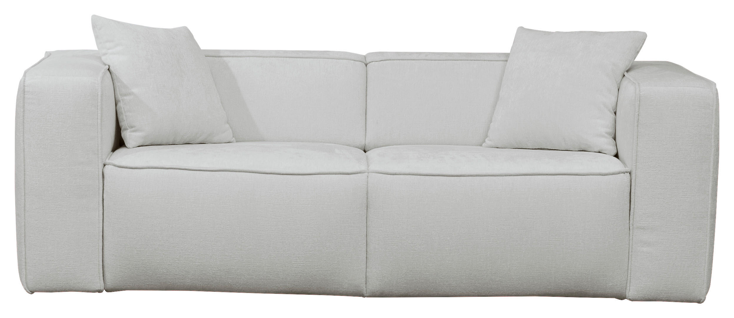 SCHLAFSOFA Chenille Hellgrau  - Hellgrau/Schwarz, Design, Kunststoff/Textil (227/74/105cm) - Novel