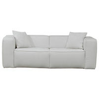 SCHLAFSOFA Chenille Hellgrau  - Hellgrau/Schwarz, Design, Kunststoff/Textil (227/74/105cm) - Novel