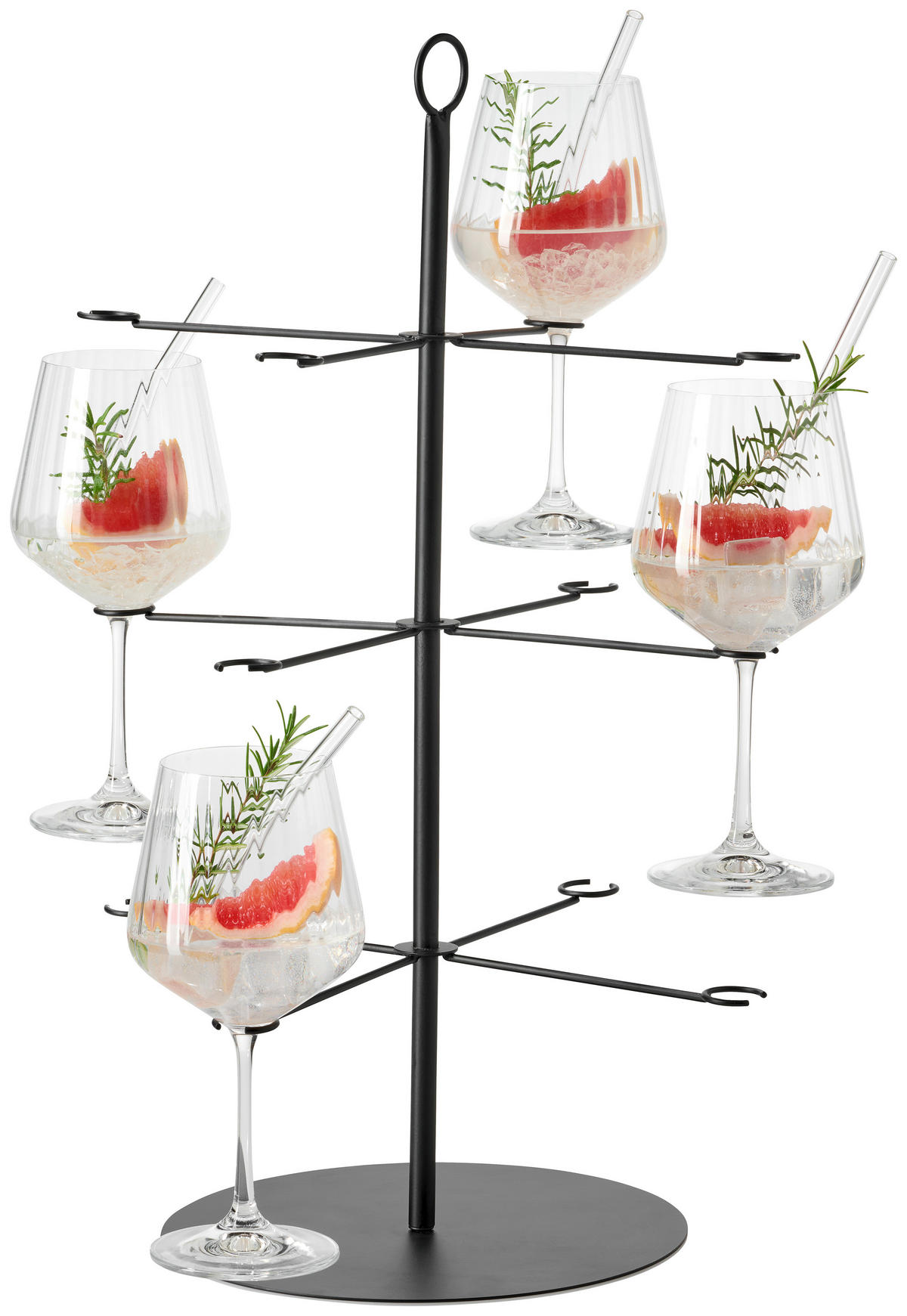 UTENSILIENHALTER - Schwarz, LIFESTYLE, Metall (35/54cm)