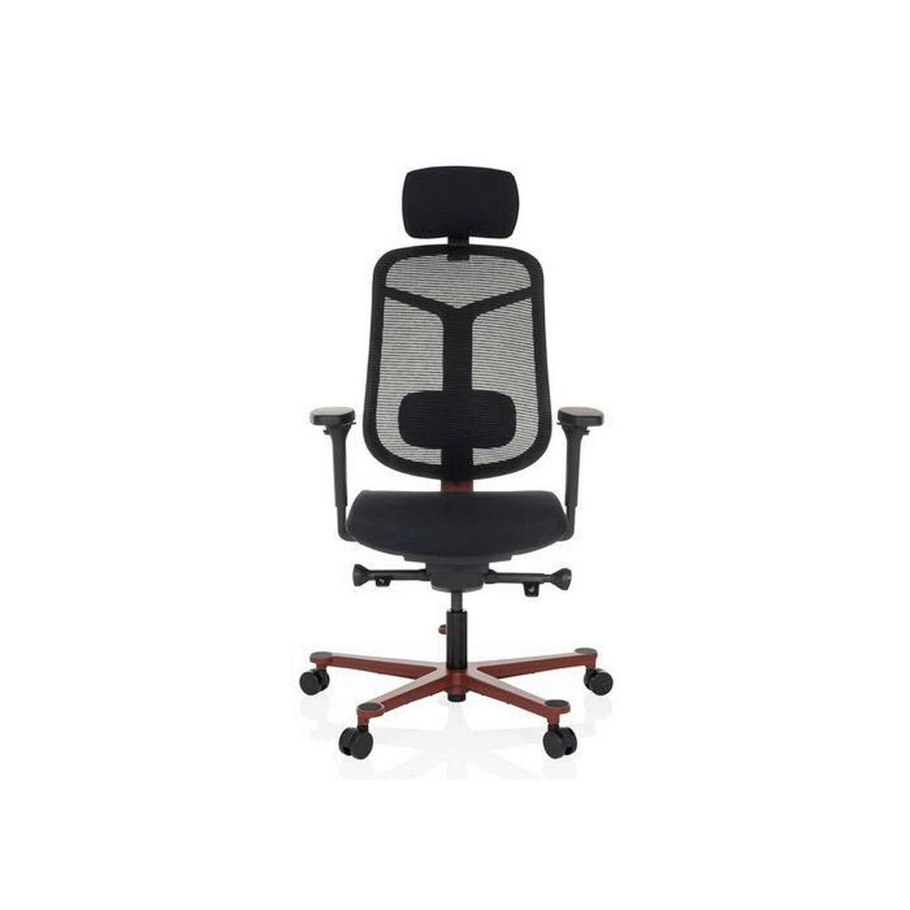 MID.YOU OTOČNÁ STOLIČKA, sieťovina, čierna
