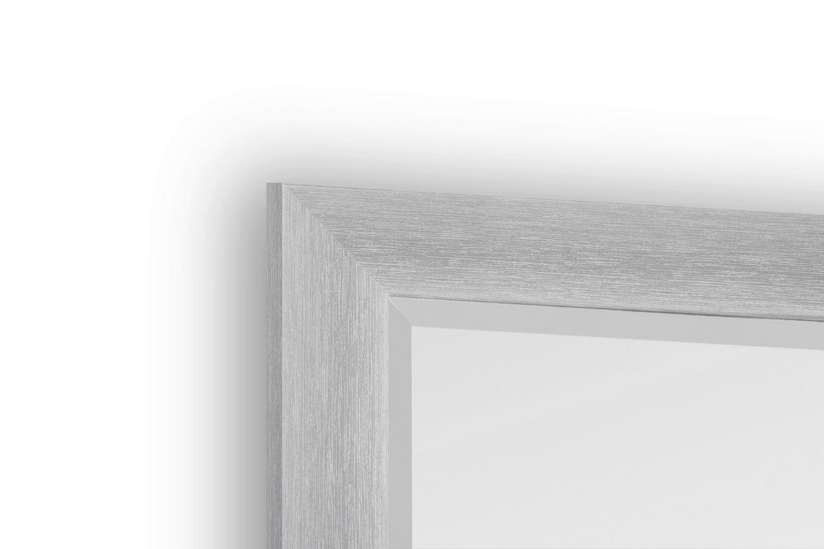 WANDSPIEGEL 100/200/1,8 cm    in rechteckig  - Silberfarben, MODERN, Glas/Holzwerkstoff (100/200/1,8cm) - Milino