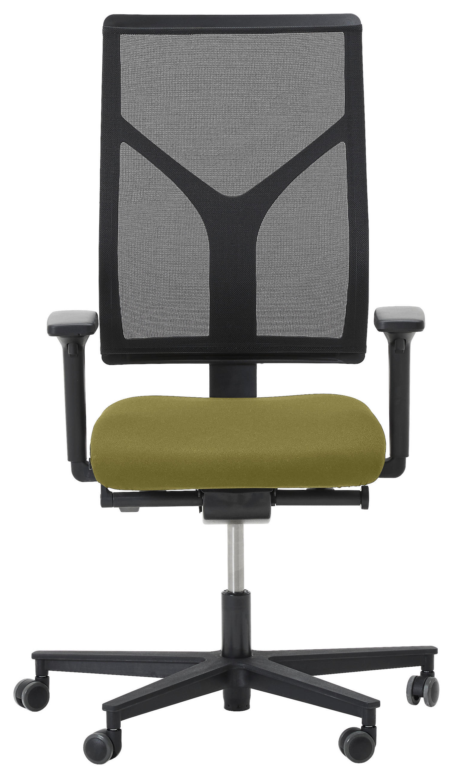 Thumbnail - Dieter Knoll Drehstuhl, Gelb, Textil, Drehkreuz, 63x105x46 cm, ISO 9001, Made in Germany, DIN EN ISO 14001, Wippmechanik...