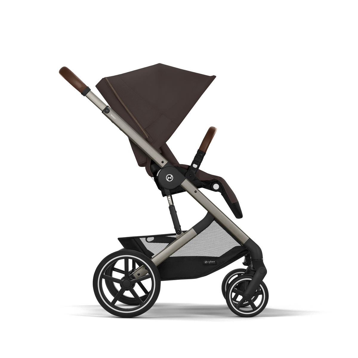 KINDERWAGEN Balios S Lux  - Taupe/Dunkelbraun, Basics, Metall (87/60/108cm) - cybex GOLD