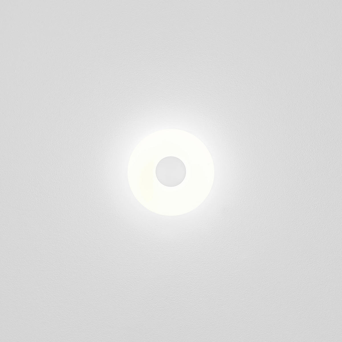 LED-WANDLEUCHTE Siena 20 cm  - Weiß Hochglanz, Design, Glas (20cm) - Hell