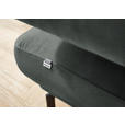 ECKSOFA in Chenille Graugrün  224/305 cm  - Schwarz/Graugrün, Design, Textil/Metall (224/305cm) - Dieter Knoll